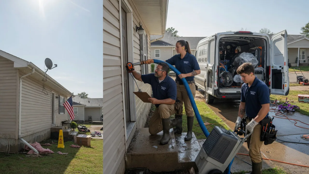 Ceiling Water Damage Restoration in Ames, OK near me